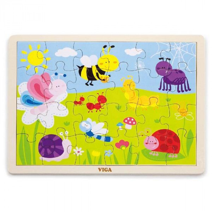 Дерев'яний пазл Viga Toys Парк, 24 ел. (50199)