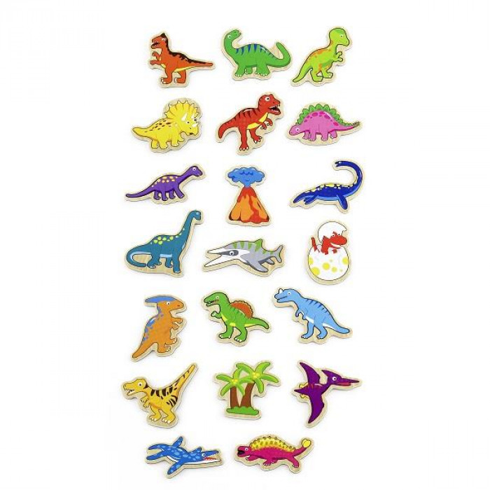 Набор магнитов Viga Toys Динозавры, 20 шт. (50289)