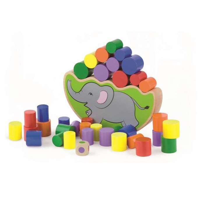 Дерев'яна гра-баланс Viga Toys Слоник (50390)