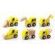 Набір іграшкових машинок Viga Toys Будтехніка, 6 шт. (50541)