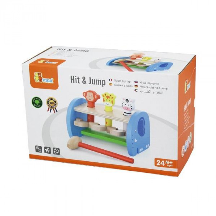 Стучалка Viga Toys Звірята (50683)