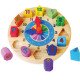 Дерев'яний пазл-сортер Viga Toys Годинники (59235)