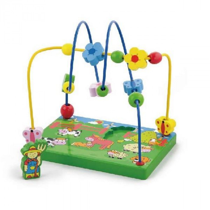 Дерев'яний лабіринт Viga Toys Ферма (59664)