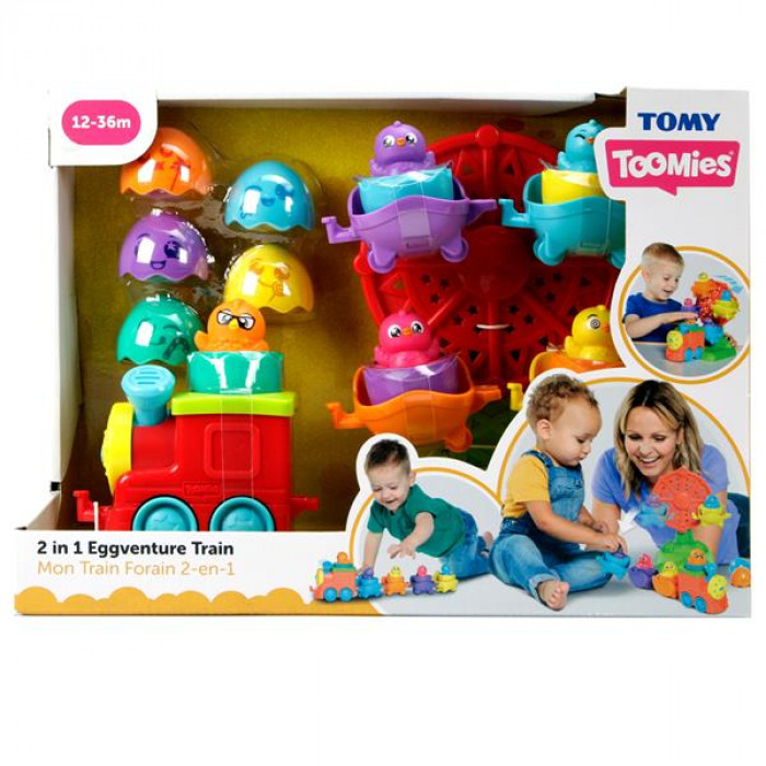 Игровой набор Toomies Поезд с аттракционом (E73099)