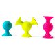 Набор сенсорных погремушек на присосках Fat Brain Toys pipSquigz 3 шт.  (F089ML)