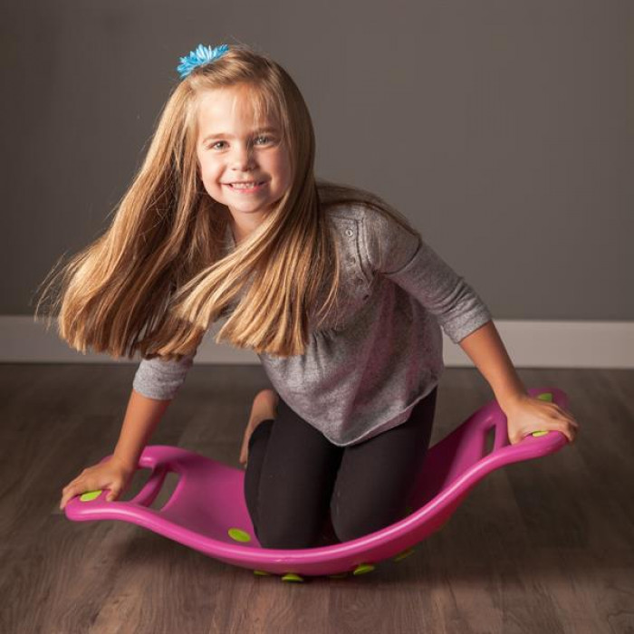 Качалка-балансир с присосками Fat Brain Toys Teeter Popper розовый  (F0953ML)