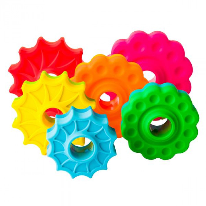 Пирамидка винтовая тактильная Fat Brain Toys SpinAgain  (F110ML)