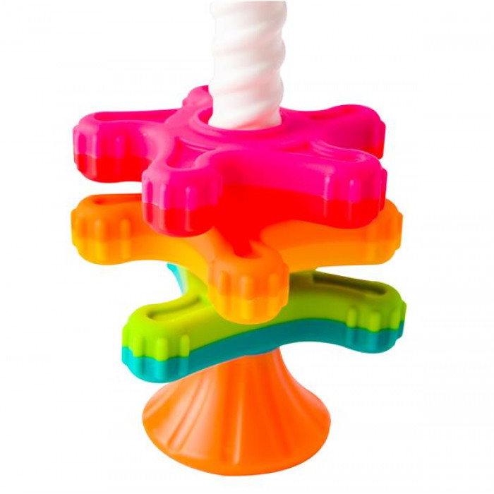 Пирамидка-спиннер тактильная Fat Brain Toys MiniSpinny  (F134ML)