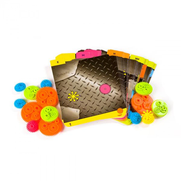 Головоломка Разноцветные шестерёнки Fat Brain Toys Crankity  (F140ML)