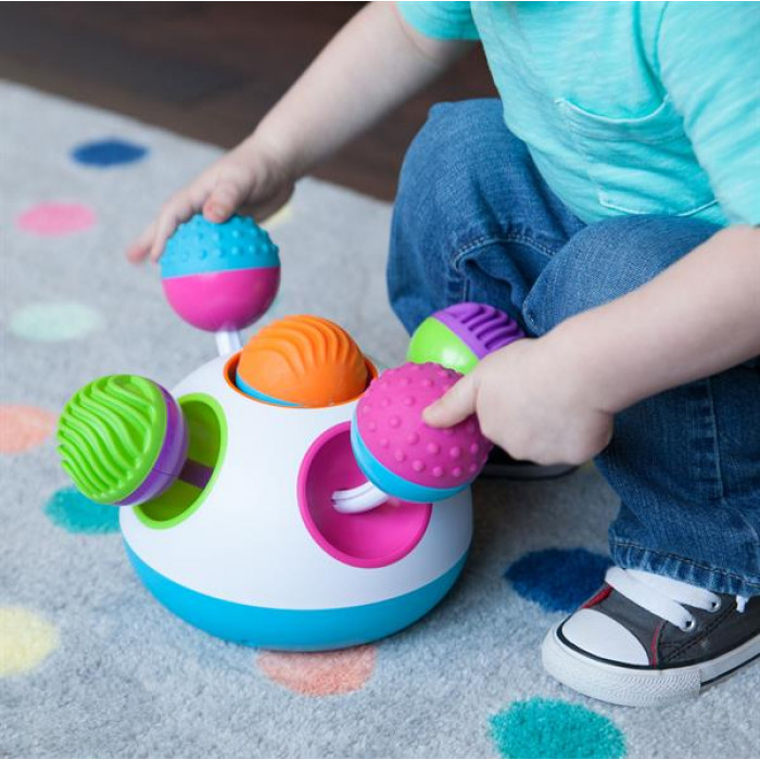 Погремушка-шар Сенсорная лаборатория Fat Brain Toys Klickity  (F149ML)