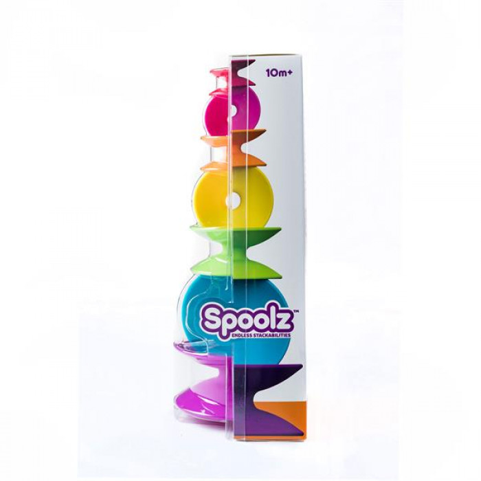 Пирамидка Башня из цветных катушек Fat Brain Toys Spoolz  (F181ML)
