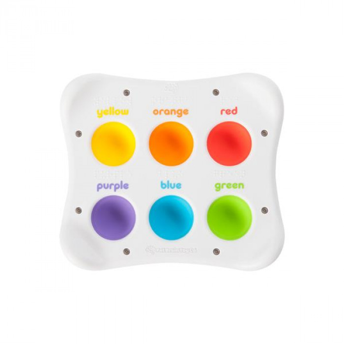 Игрушка сенсорная Цвет Форма Название Fat Brain Toys Dimpl Duo Брайль  (F208EN)