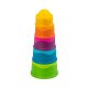 Пирамидка тактильная Чашки Fat Brain Toys dimpl stack  (F293ML)