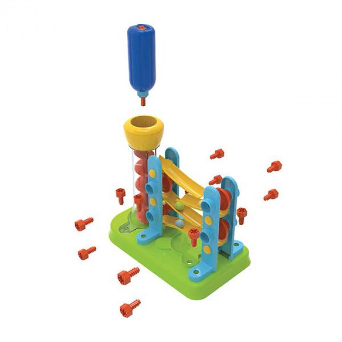 Конструктор Edu-Toys Гірка-зигзаг з інструментами (JS021)