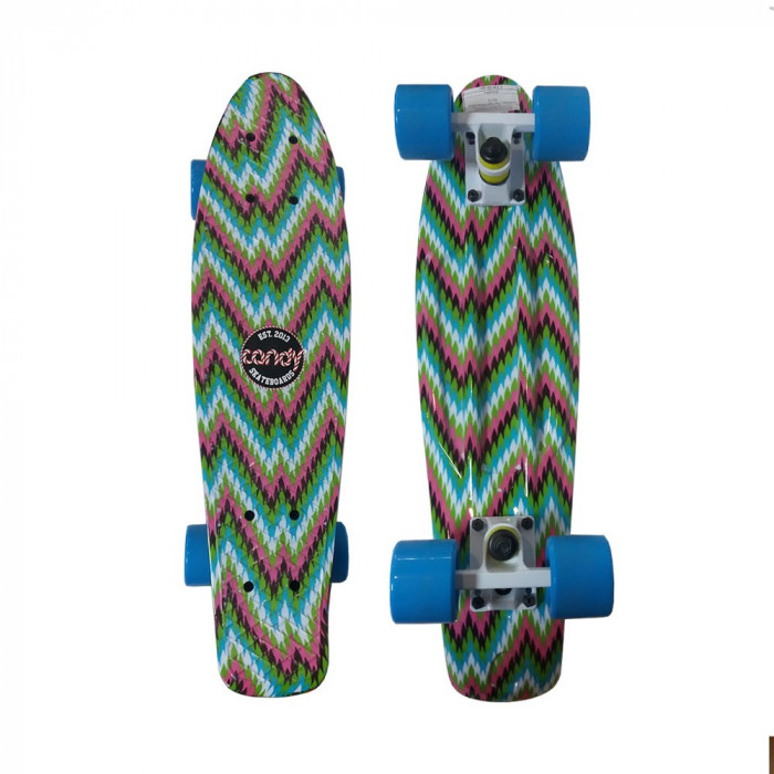 401G ZigZag/White/Blue (401G-ZB)