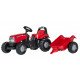 Rolly Toys Трактор Kid Case з причепом (12411)