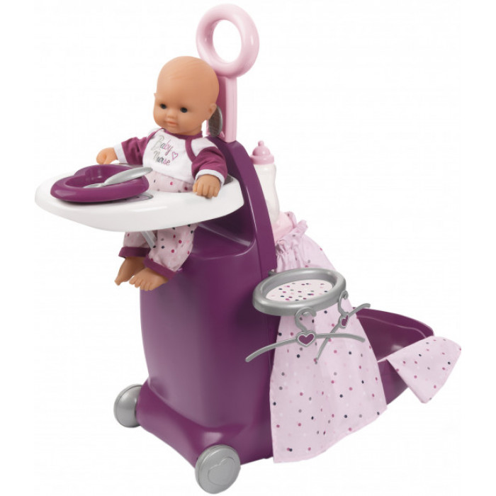 SMOBY SMOBY Baby Nurse Ігровий набір розкладний чемодан з аксесуарами (220346)