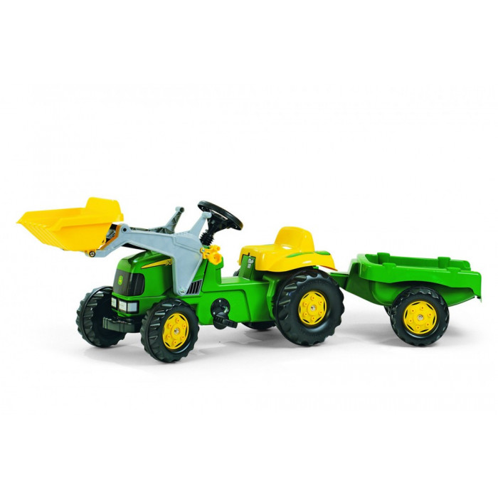 Трактор Kid John Deere з причепом і ковшом (23110)