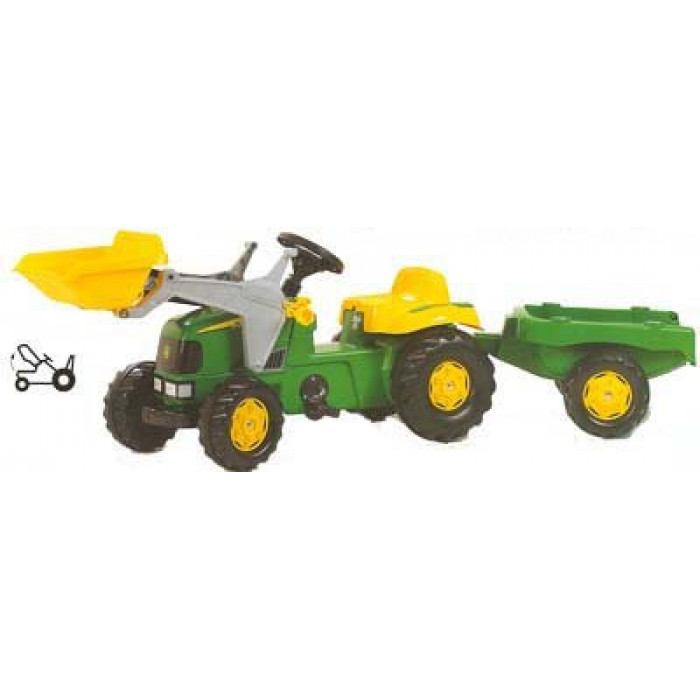 Трактор Kid John Deere з причепом і ковшом (23110)
