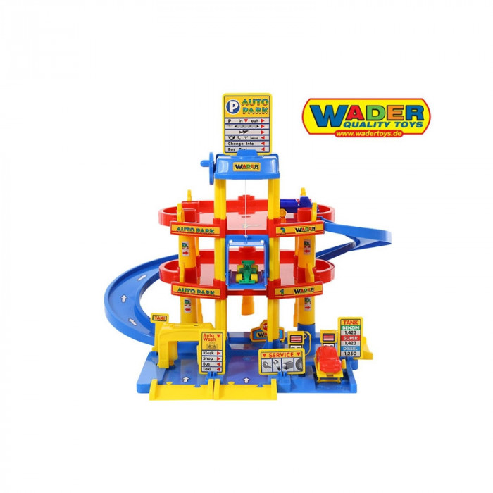 Wader QT Паркинг 3-уровневый с автомобилями (37893)