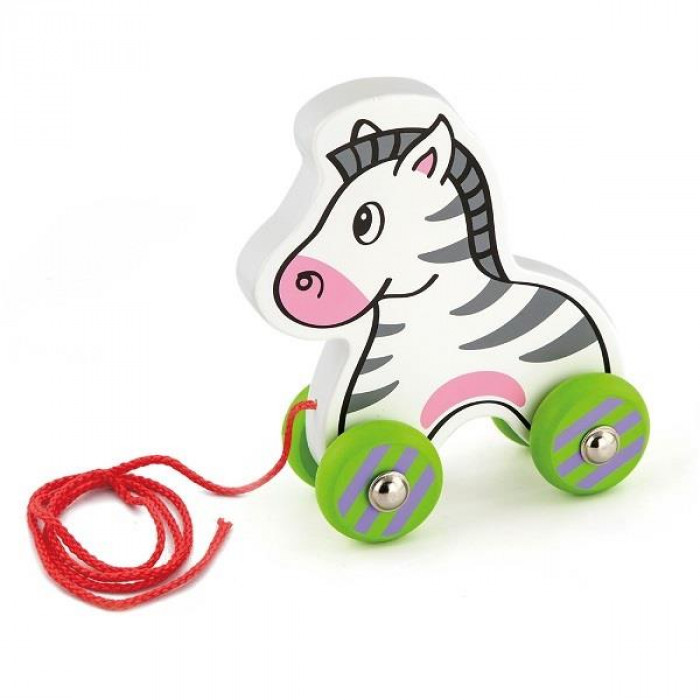VIGA Дерев'яна каталка  Zebra (50093)