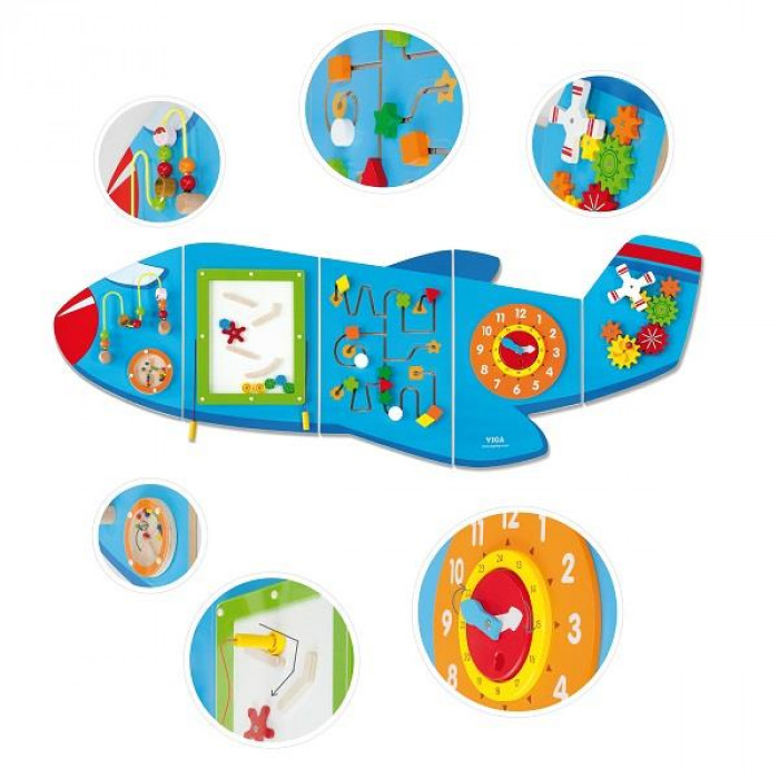 VIGA Ігровий центр Viga Toys Літак (50673)