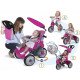 FEBER Трьохкольосный велосипед Baby Trike Easy Evolution розовый (9561)