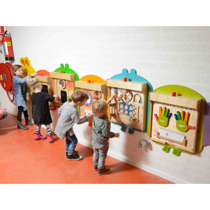 MASTERKIDZ Дерев"яна навчальна таблиця "Гусениця"  Boards Wall - Caterpillar (ME06479)