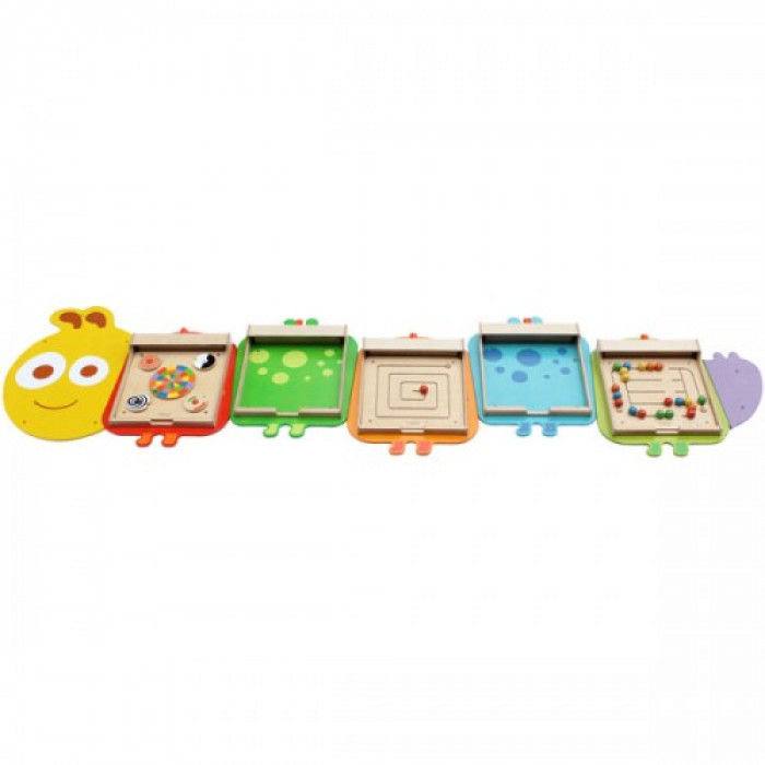 MASTERKIDZ Дерев"яна навчальна таблиця "Гусениця"  Boards Wall - Caterpillar (ME06479)