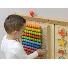 MASTERKIDZ Дерев"яна настінна дошка з рахівницею Great Wall Abacus Wall 100el. (ME07285)