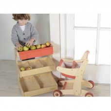 MASTERKIDZ Дерев'яний  візок для Покупок (MK04284)