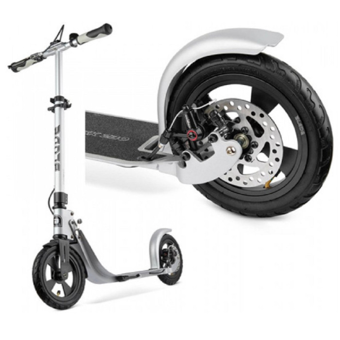 Самокат BLADE Sport Air Cross Disk 230/230 mm,silver matt black (231183)