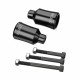 Пеги для трюкового самоката Hipe LMT70, black (250290)