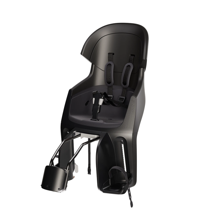 Детское велокресло Bobike Exclusive Evolve maxi - rear bicycle seat for frame Urban Black (8010900001)