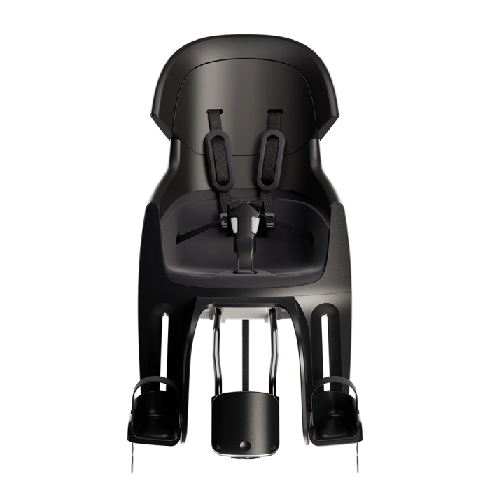 Детское велокресло Bobike Exclusive Evolve maxi - rear bicycle seat for frame Urban Black (8010900001)