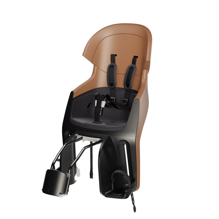 Детское велокресло Bobike Exclusive Evolve maxi - rear bicycle seat for frame Cinnamon Brown (8010900002)