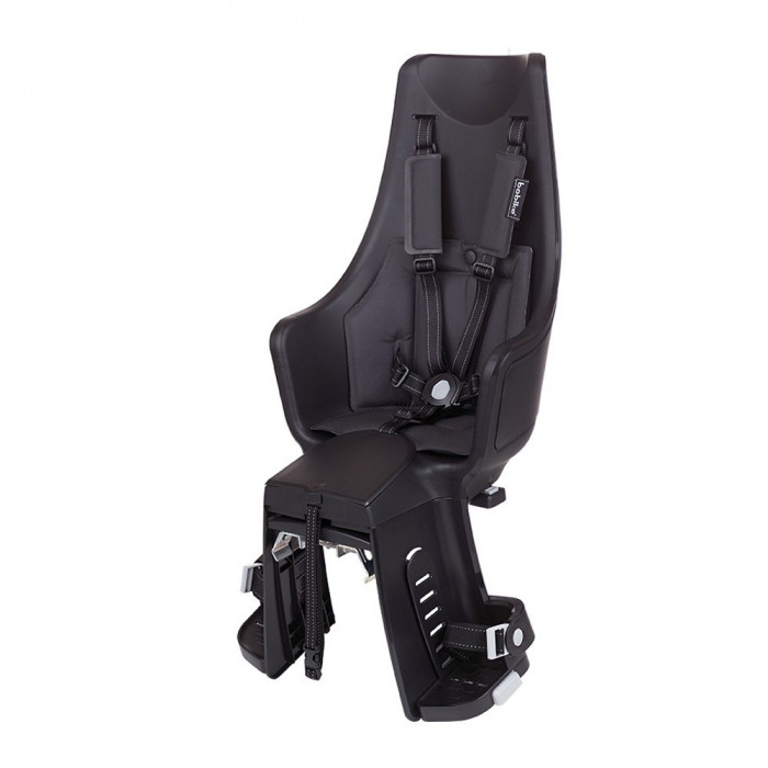 Детское велокресло Bobike Exclusive maxi Plus Carrier LED / Urban black (8011200029)