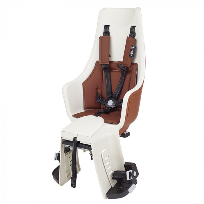 Детское велокресло Bobike Exclusive maxi Plus Carrier LED / Cinnamon brown (8011200031)