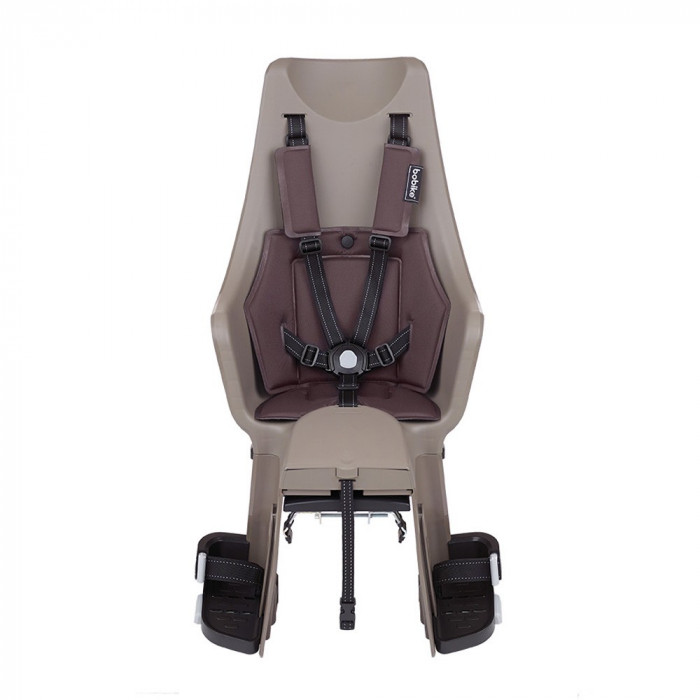 Детское велокресло Bobike Exclusive maxi Plus Carrier LED / Toffee Brown (8011200034)