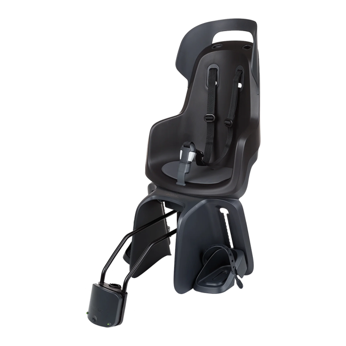 Детское велокресло Bobike GO Frames RS Reclining System - rear bicycle seat for frame Urban Black (8012700008)