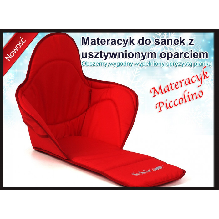 1081 Матрас(длинный) к санкам PICCOLINO і PICCOLINO Xdrive (красный) (TORG10811839)