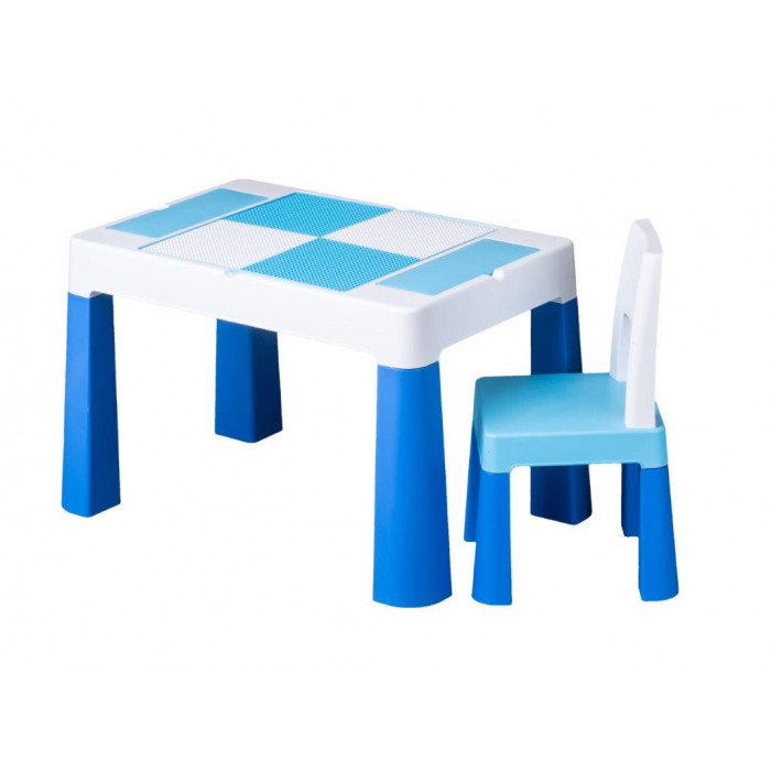 910 Комплект детской мебели Tega Baby MULTIFUN (стол + стульчик)  (синий(Blue)) (TORG9102726)