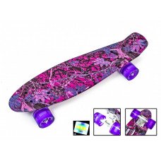 Penny Board "Розовый Лес" Светящиеся колеса (108287253)