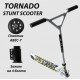 Трюковый самокат Scale Sports Tornado белый (1106305385)