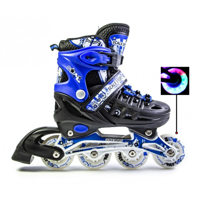 Ролики Scale Sports Blue LF 905, размер 34-37 (1281745602-M)