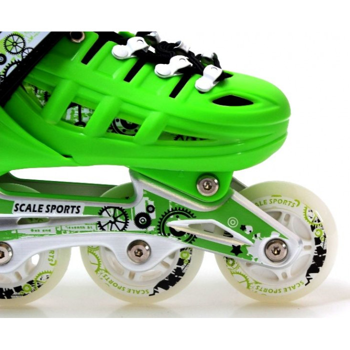 Ролики Scale Sports Green LF 905, размер 34-37 (1352221227-M)
