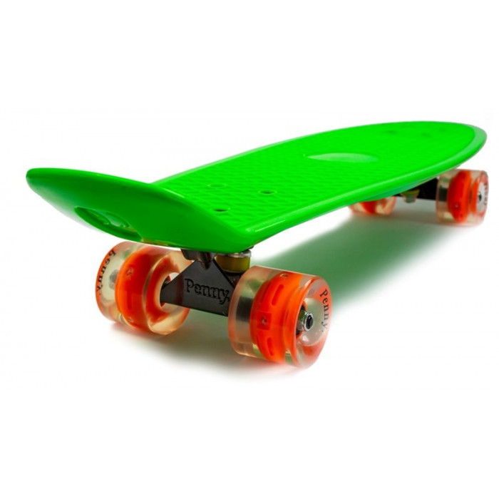 Penny Board Nickel 27" Green Светящиеся колеса (1429120289)