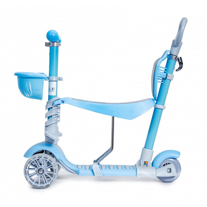 Самокат Scooter Smart 5 в 1 голубой (1451904439)