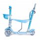 Самокат Scooter Smart 5 в 1 голубой (1451904439)