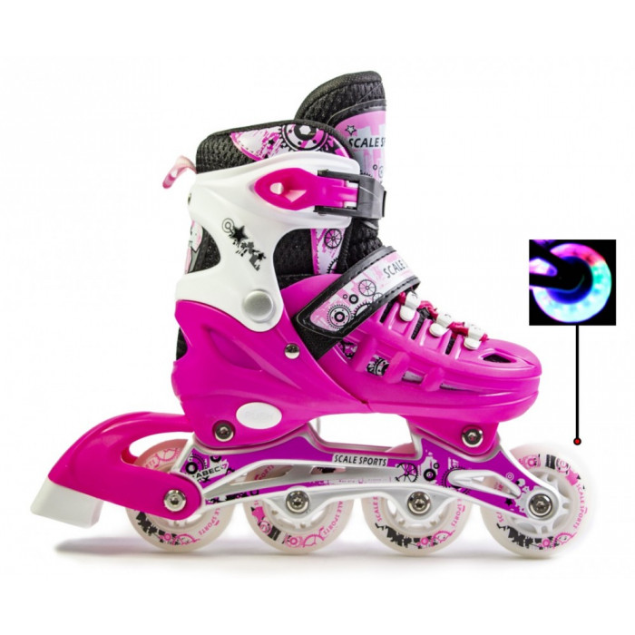 Ролики Scale Sports Pink LF 905, размер 34-37 (1516215648-M)
